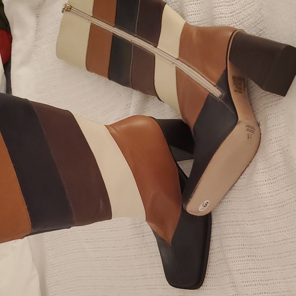 ALOHAS☆East Patchwork vintageレザーブーツ white&brown ALOHAS | Shoes | Alohas North Vintage Patchwork White And